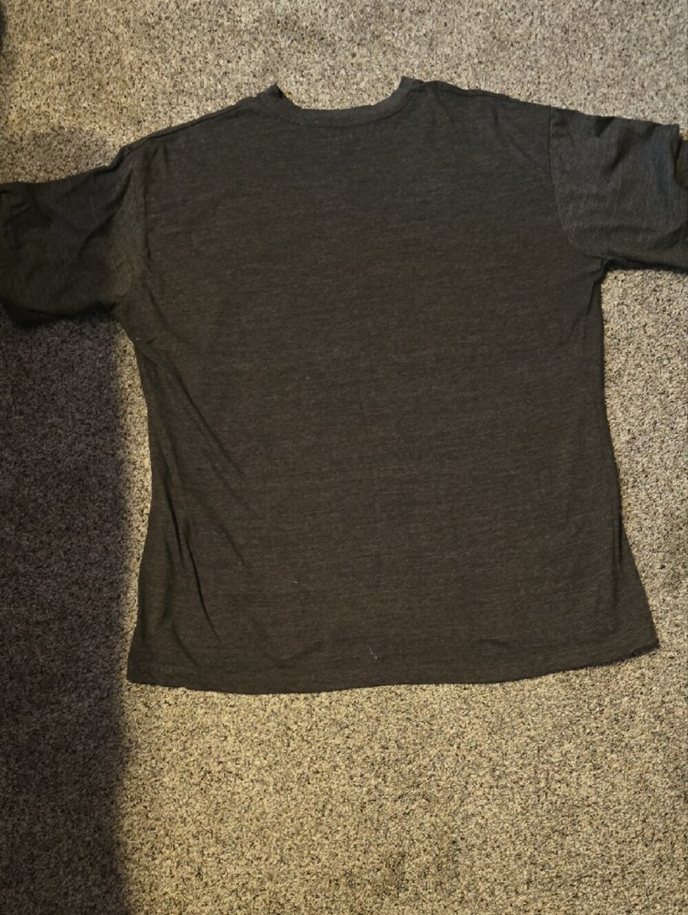Champion Short Sleeve Logo Tee in Charcoal with Red Accent - Picture 3 of 3